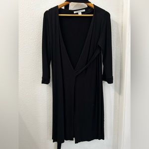 Classic & Timeless Diane von Furstenberg black wrap dress